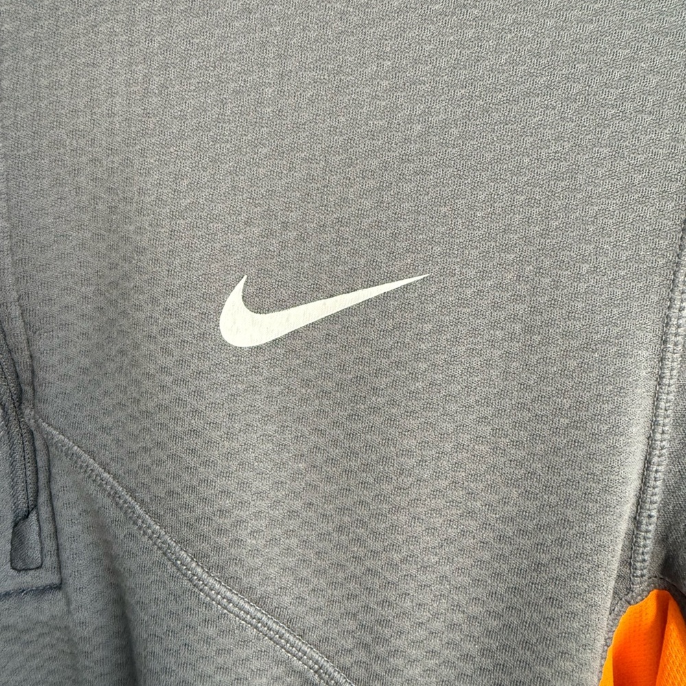 Nike Men's Performance Jacket in Charcoal and Orange - Picture 2 of 5